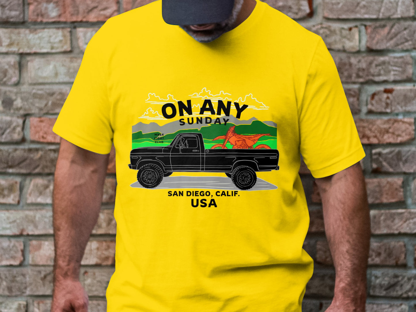 On Any Sunday -Motocross And Supercross Fans Fight Club Tee