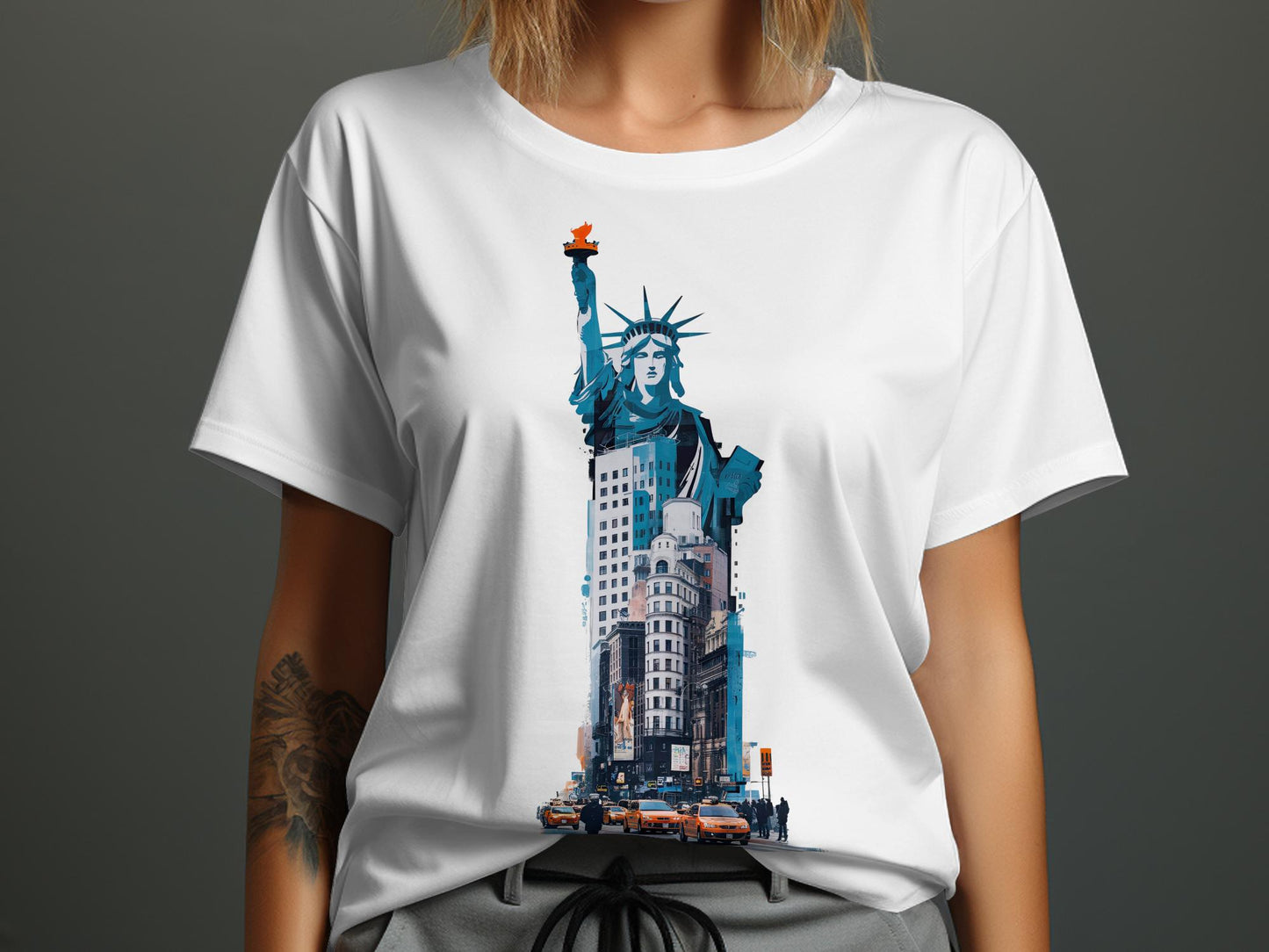 NYC Liberty - Iconic New York City Graphic Tee