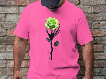 Eternal Blossom Tee - Surreal Rose of Timeless Beauty