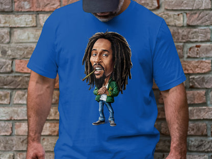 Retro Rock Revolution Tee - Legendary Band Caricature Shirt