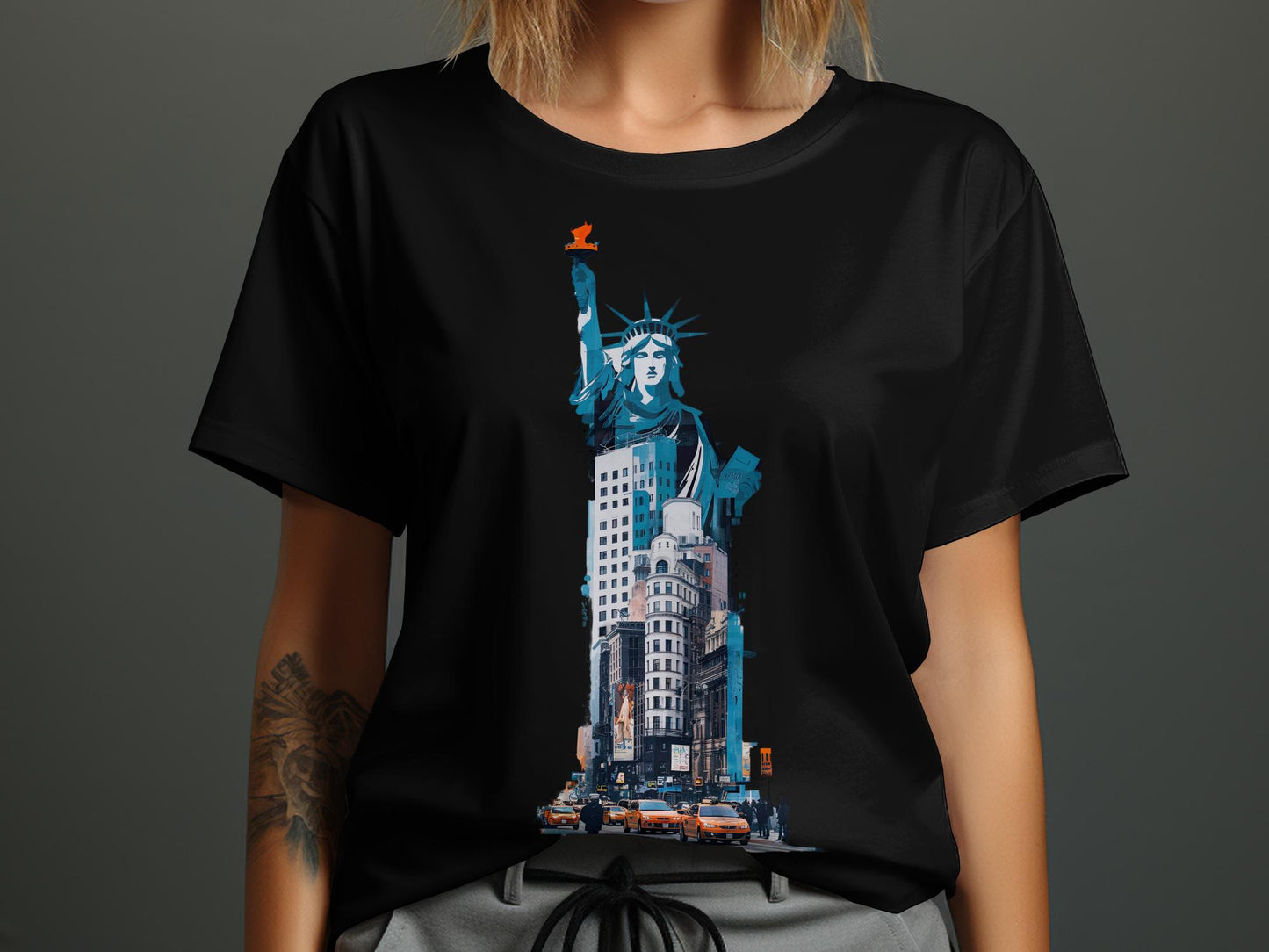 NYC Liberty - Iconic New York City Graphic Tee