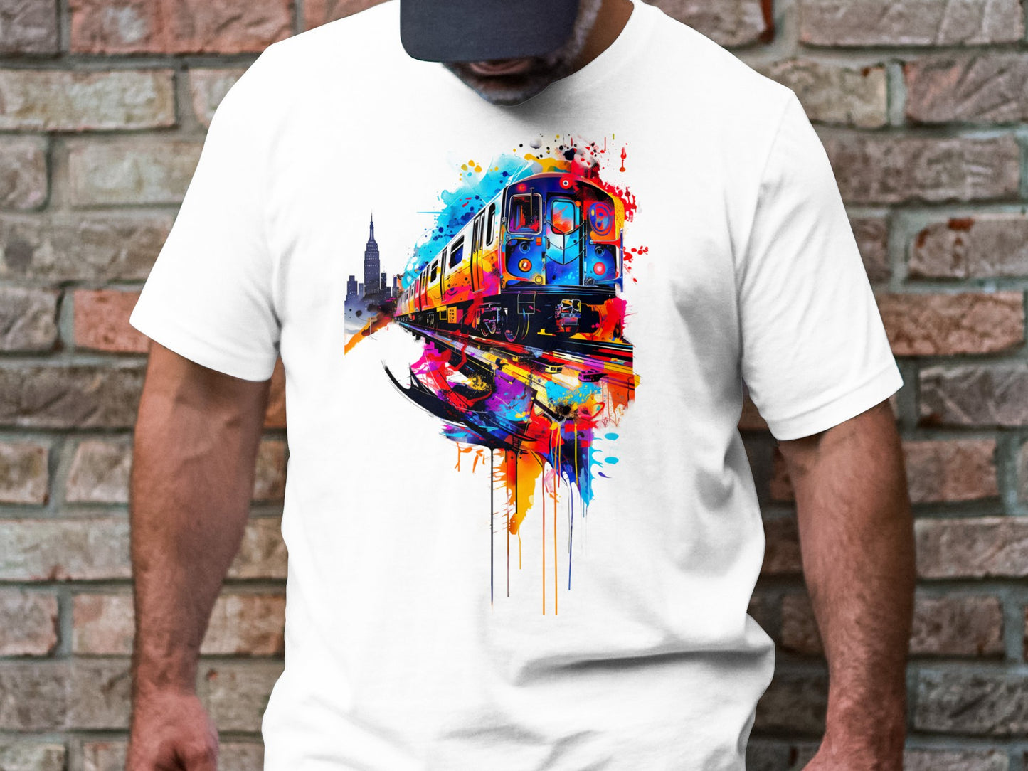 Metro Motion Tee - City Life in Vivid Strokes