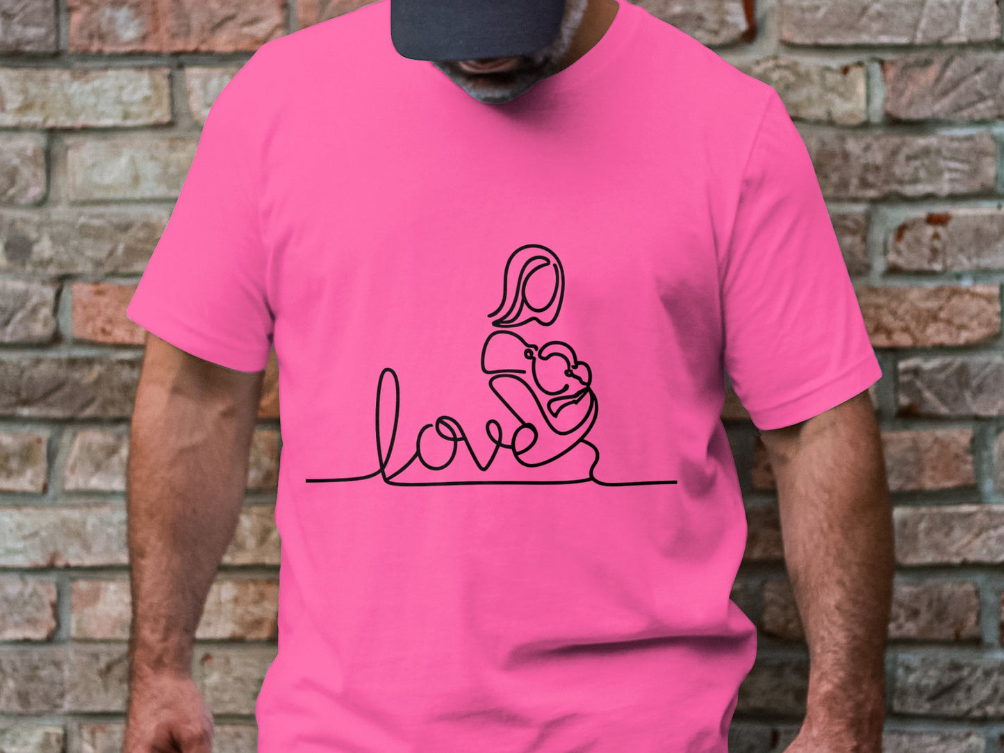 Mother's Love - Infinite Bond Line Art Tee