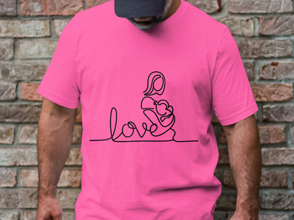 Mother's Love - Infinite Bond Line Art Tee