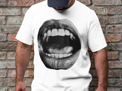 Speak Your Style Tee - Bold Expression in Black and White