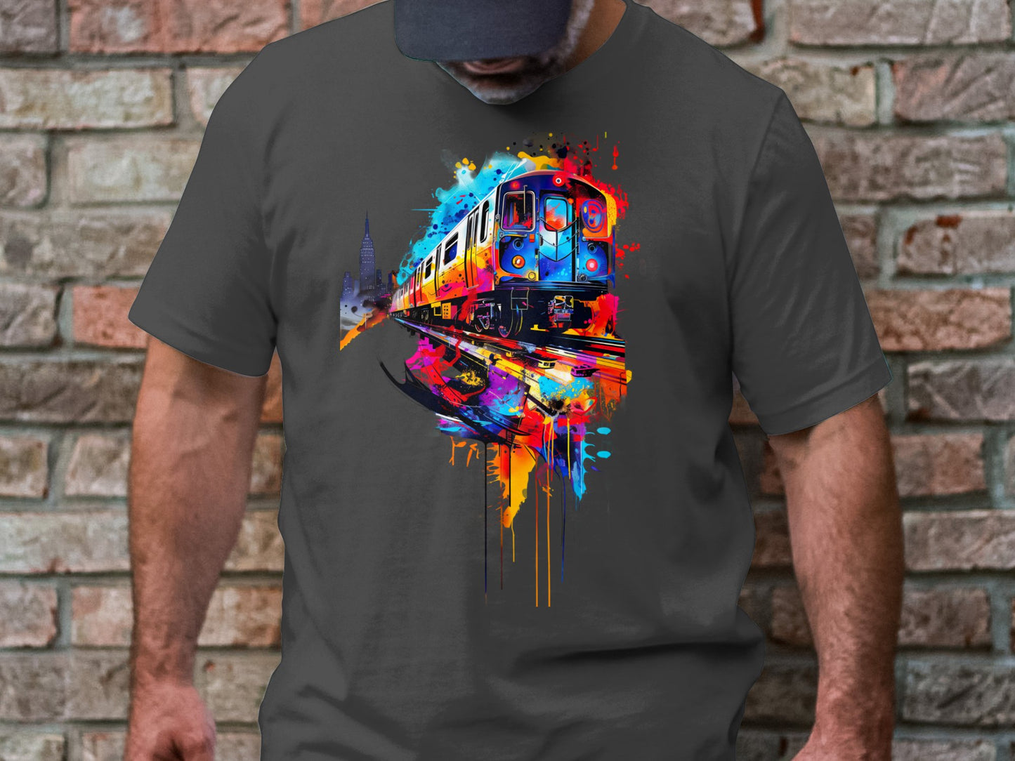 Metro Motion Tee - City Life in Vivid Strokes