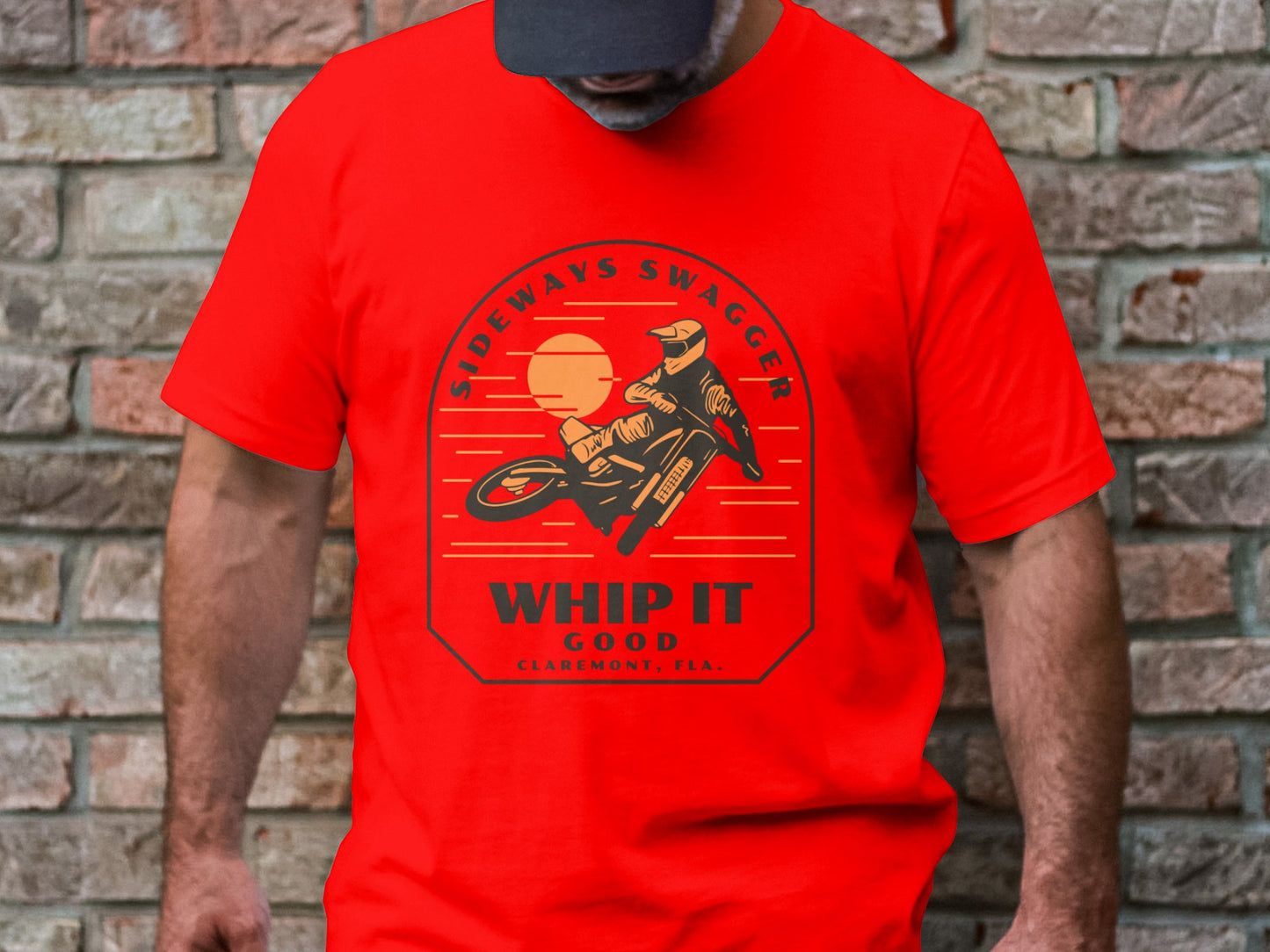 Sideways Swagger - Whip It Good" Motocross Graphic Tee