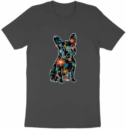 Blossom Pup Tee - Nature's Canine Silhouette