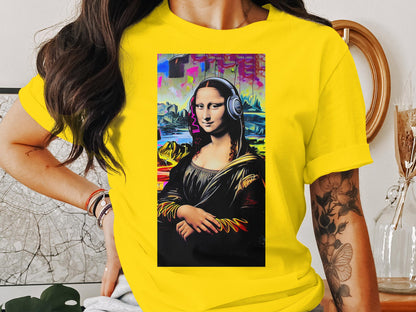 Renaissance Beats - Mona Lisa Headphones Tee