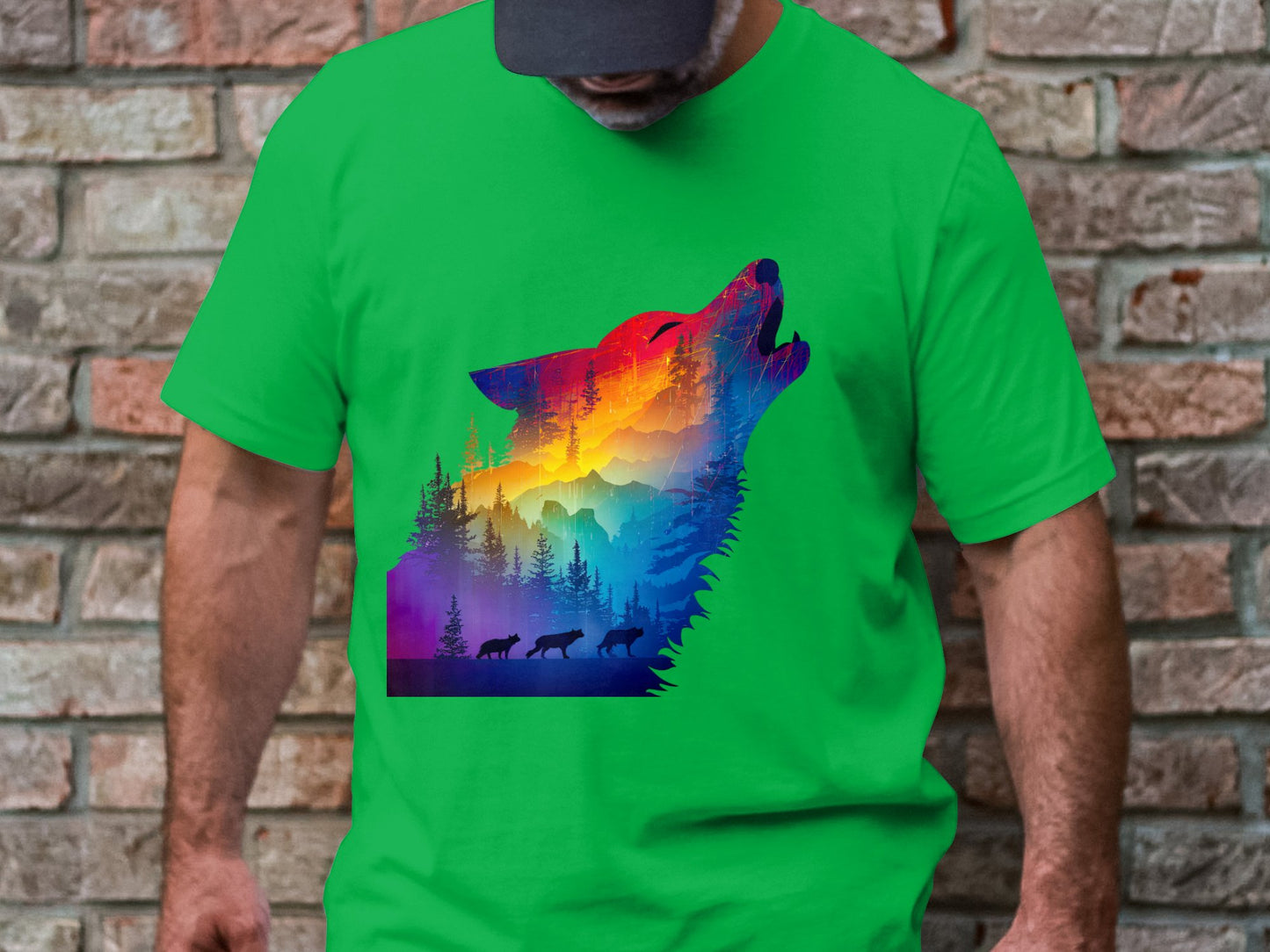 Wilderness Call Tee - Howl to the Mountains