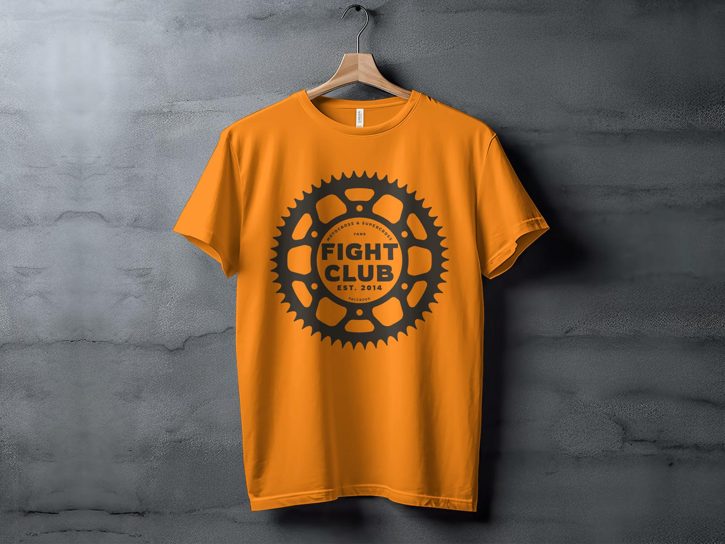 Rear Sprocket - Motocross And Supercross Fans Fight Club Graphic Tee