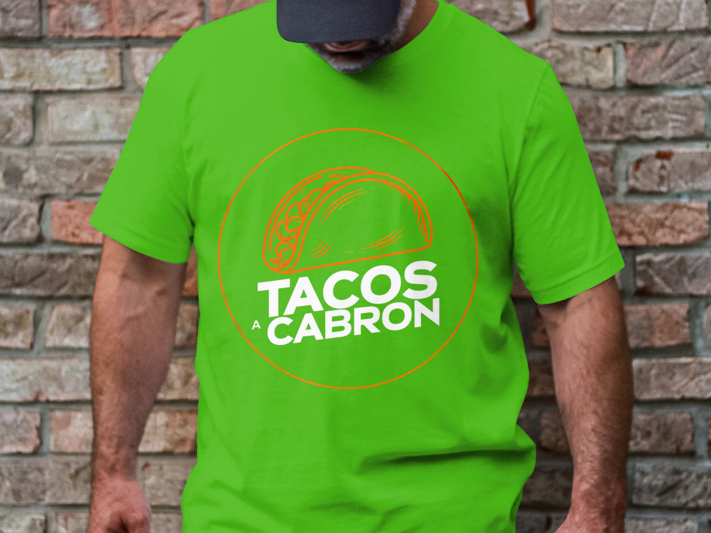 El Taco Cabron - Playful Line Art Tee