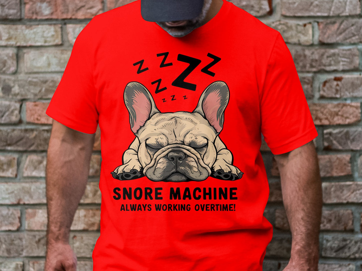 Snore Machine - French Bulldog Deep Sleep Tee