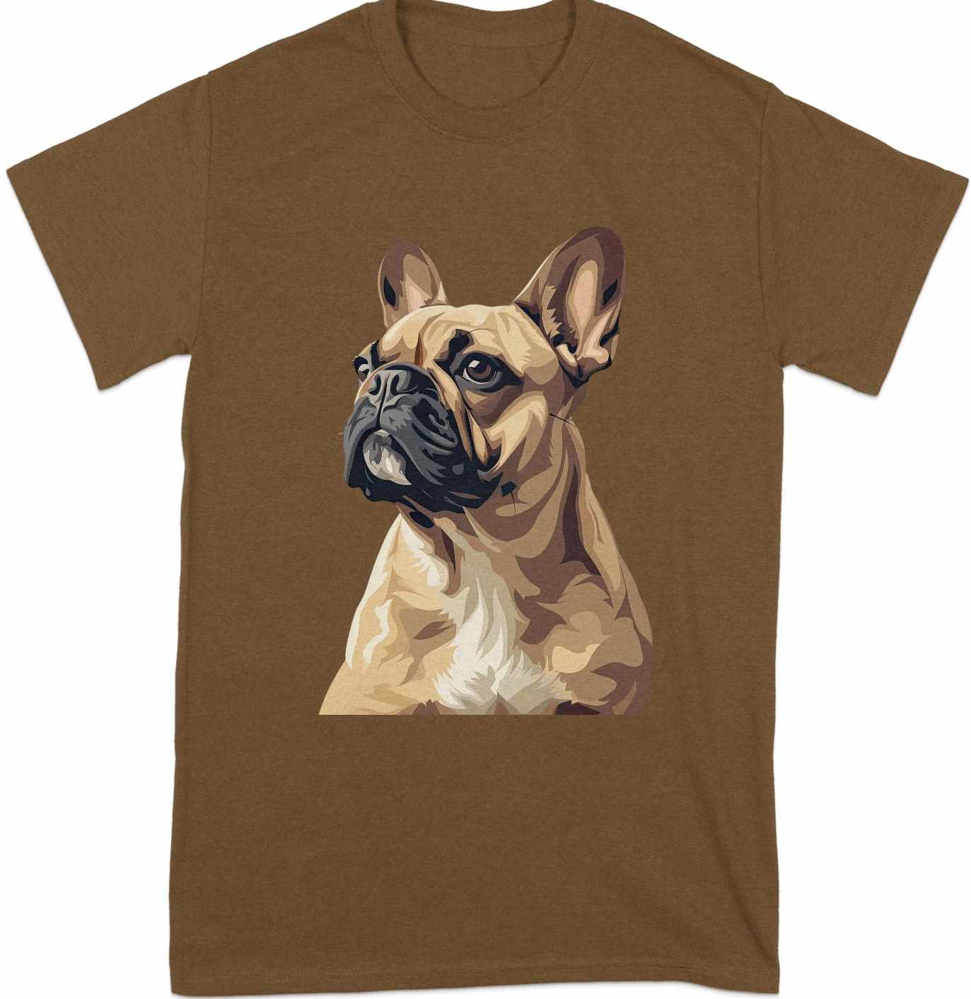 Noble Gaze French Bulldog Tee - Timeless Elegance