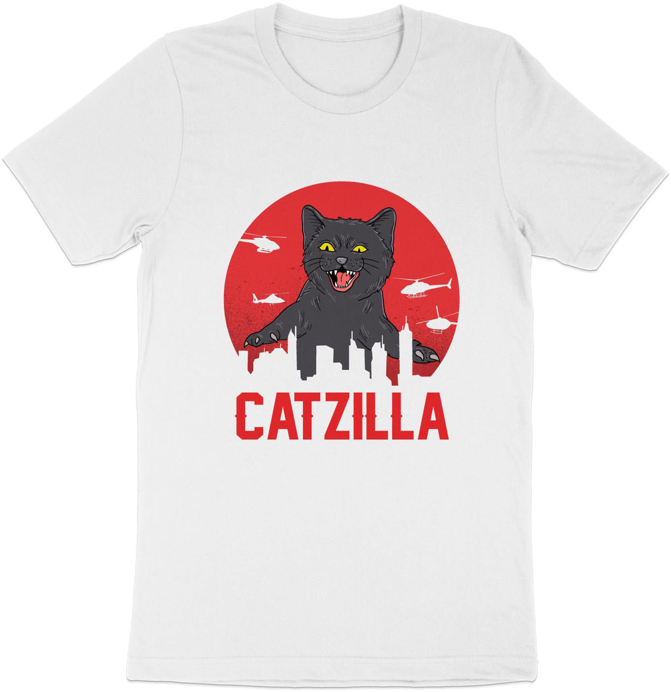 Catzilla: Feline Fury Tee - Urban Jungle Mayhem Edition