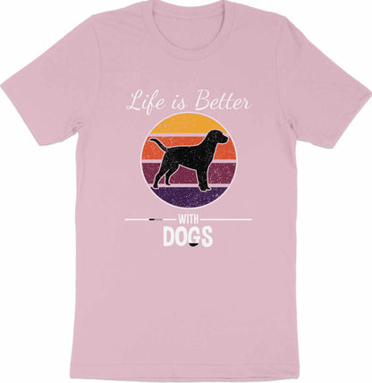 Vintage Canine Summit - 'Life Is Better With Dogs' Retro Tee