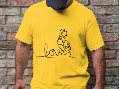 Mother's Love - Infinite Bond Line Art Tee