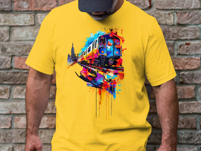 Metro Motion Tee - City Life in Vivid Strokes