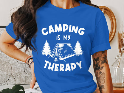 Camping is my Therapy - The Great Outdoors Comfort Tee