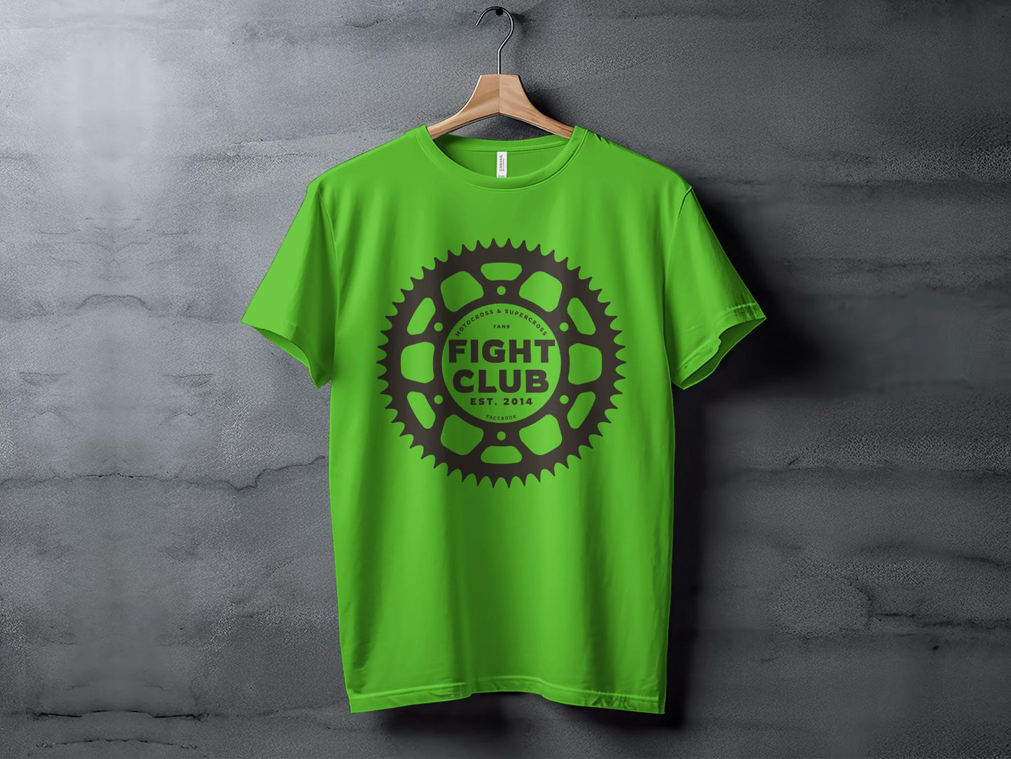 Rear Sprocket - Motocross And Supercross Fans Fight Club Graphic Tee