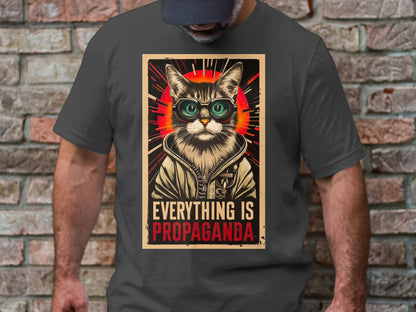 Propaganda Cat - Bold Statement Graphic Tee