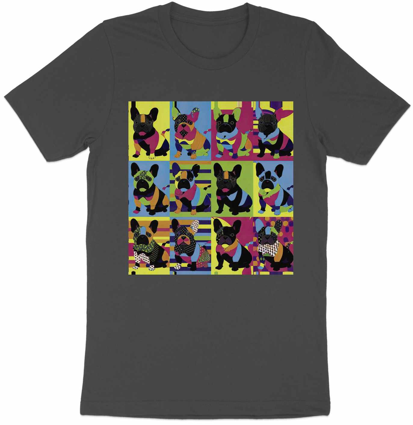 Kaleidoscope Canines Tee - Patchwork Pups in Technicolor!