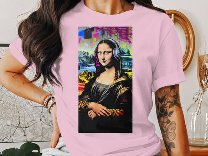Renaissance Beats - Mona Lisa Headphones Tee