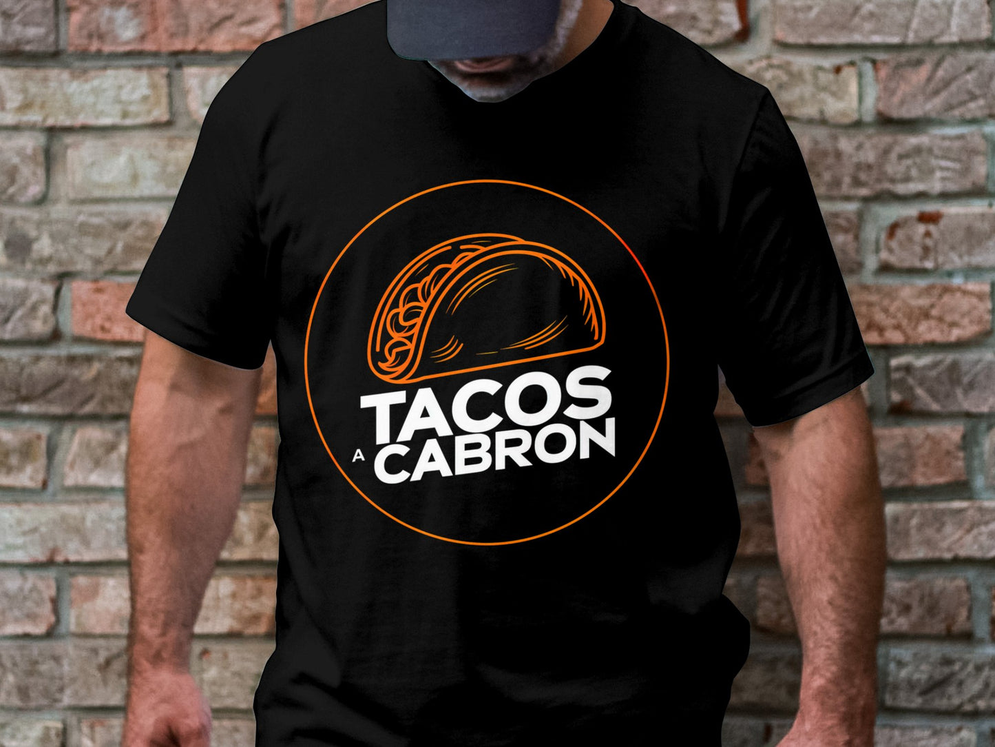 El Taco Cabron - Playful Line Art Tee