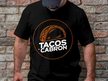 El Taco Cabron - Playful Line Art Tee