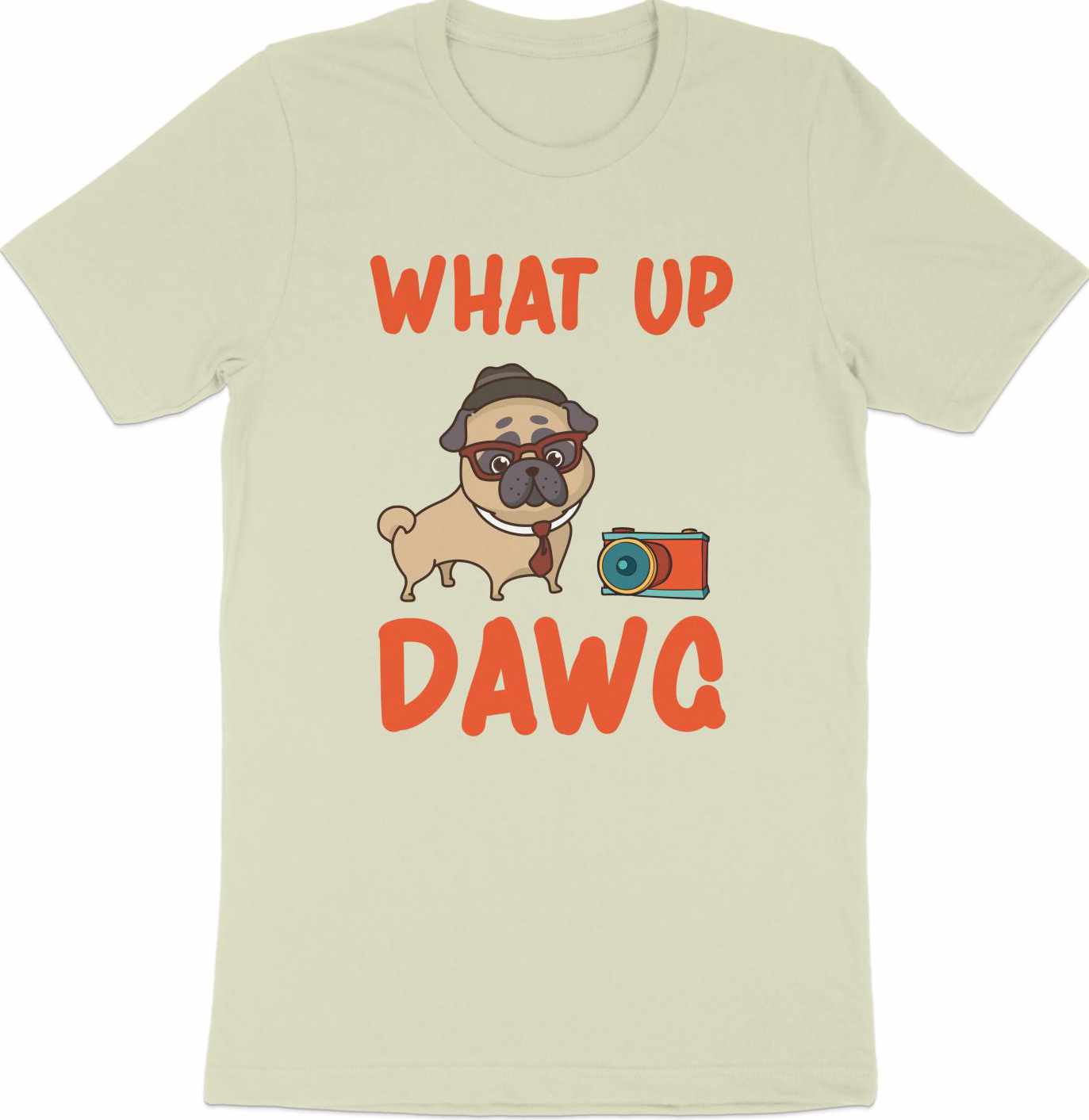What Up Dawg - Pug Life Graphical Designer Tee