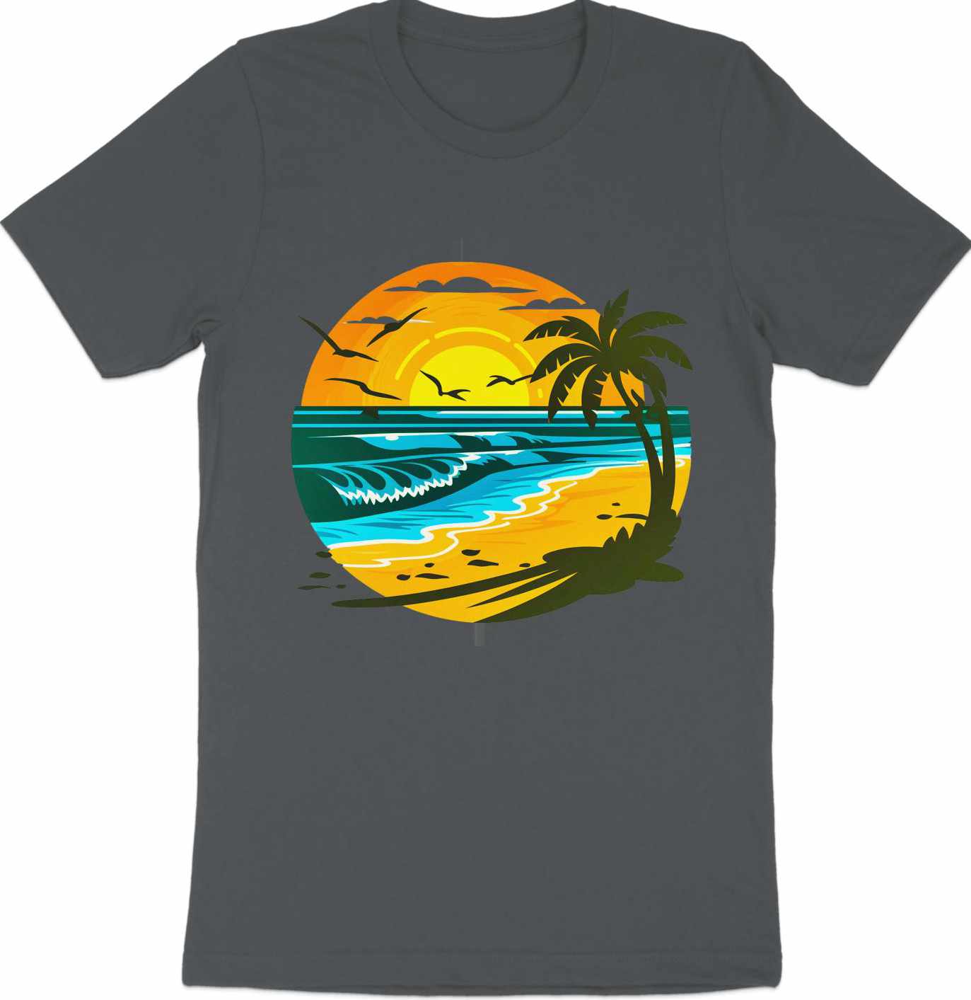 Dawn's Embrace - Beach Sunrise Tee