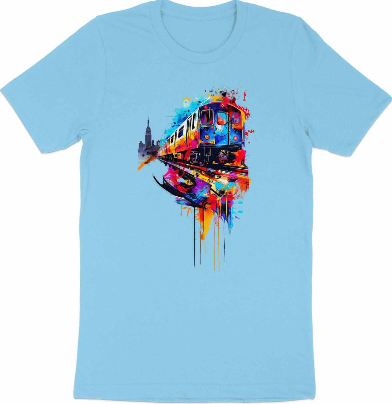 Metro Motion Tee - City Life in Vivid Strokes