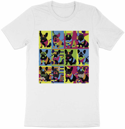 Kaleidoscope Canines Tee - Patchwork Pups in Technicolor!