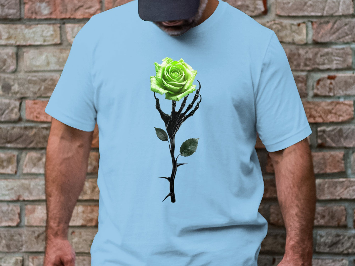 Eternal Blossom Tee - Surreal Rose of Timeless Beauty