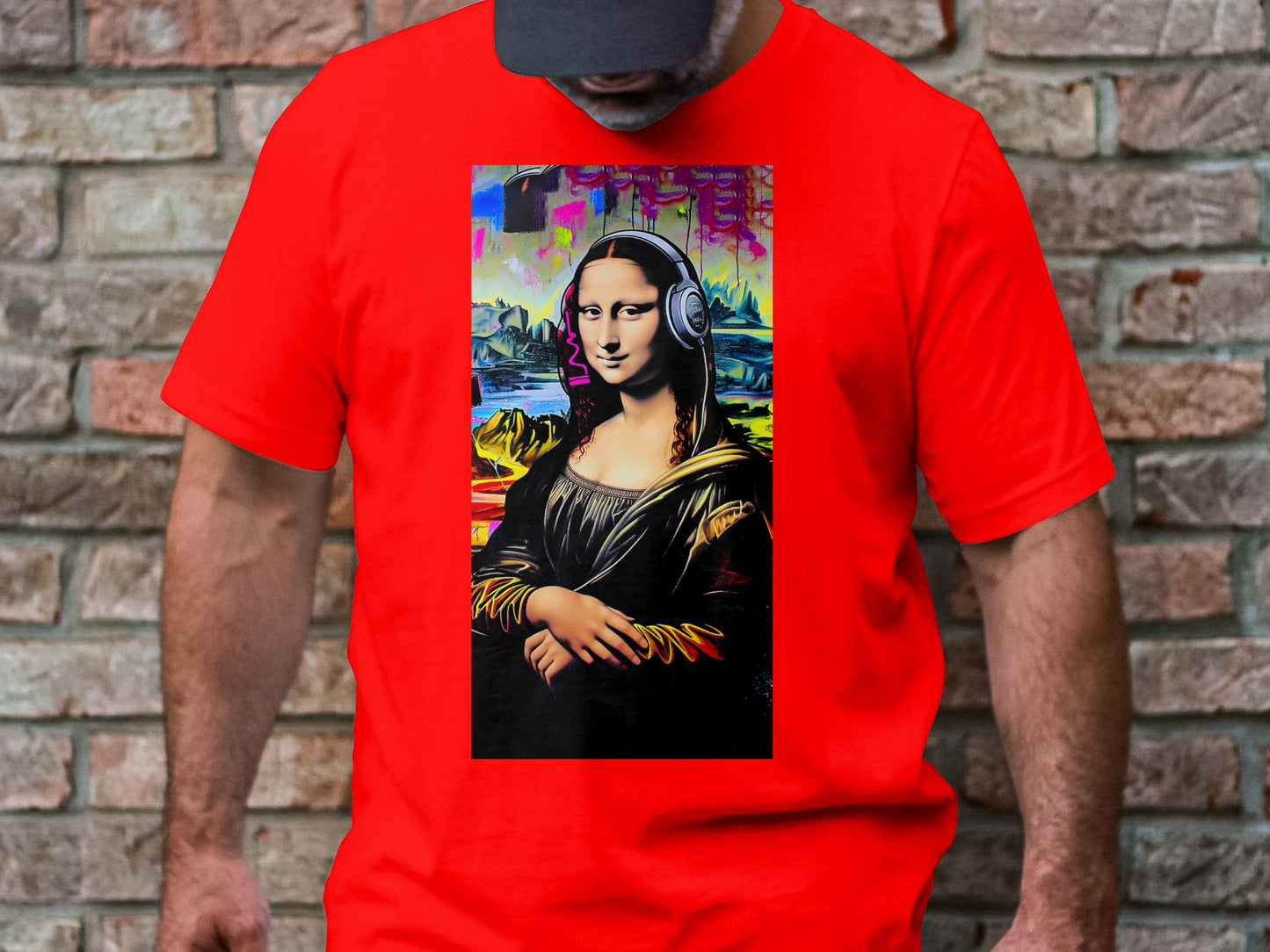 Renaissance Beats - Mona Lisa Headphones Tee