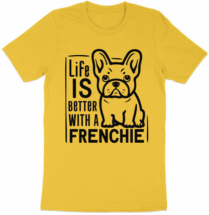 Frenchie Love Tee - Canine Charm in Monochrome