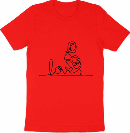Mother's Love - Infinite Bond Line Art Tee