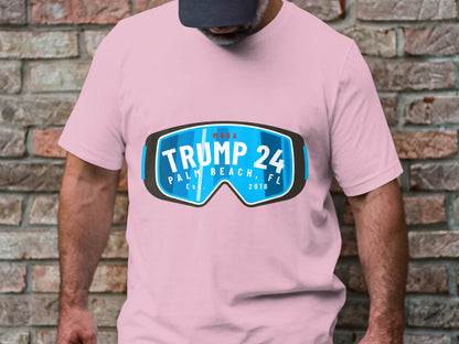Patriotic Motocross - Trump 24 Palm Beach Graphic Tee