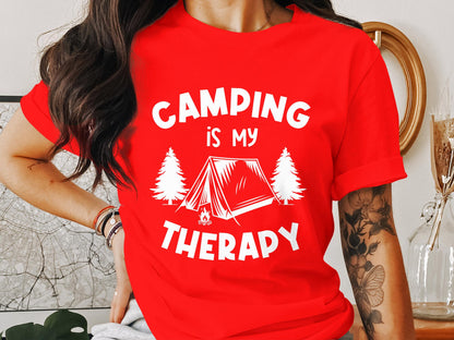 Camping is my Therapy - The Great Outdoors Comfort Tee