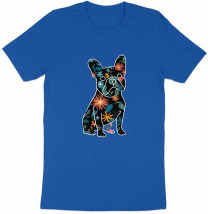 Blossom Pup Tee - Nature's Canine Silhouette