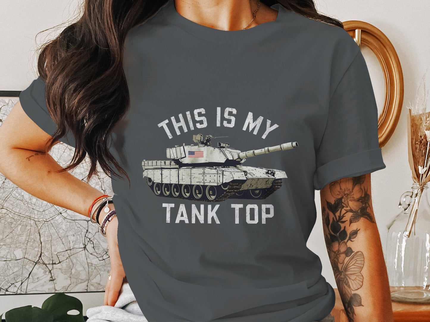 This Is My Tank Top - Military Humor T-Shirt