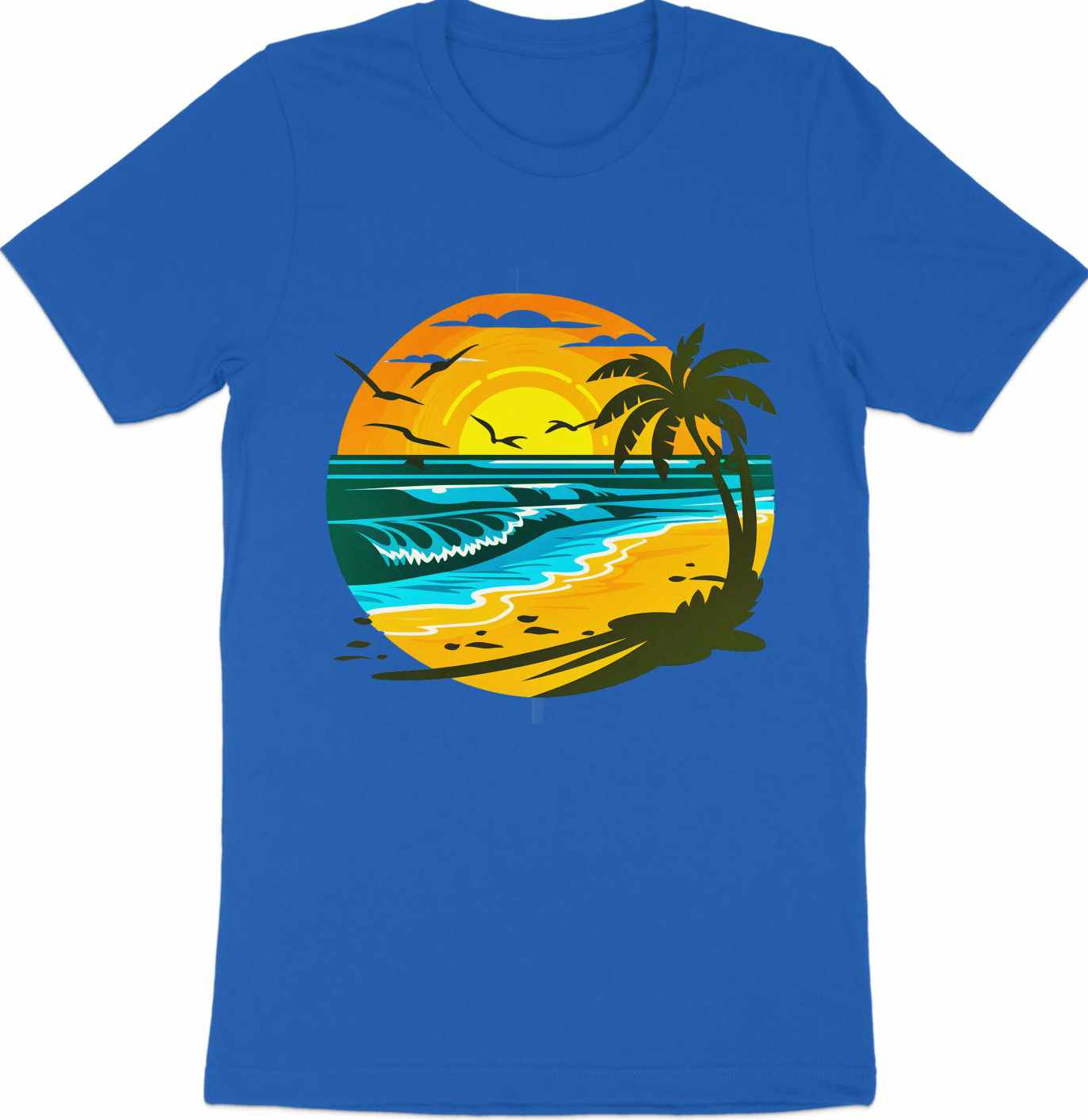 Dawn's Embrace - Beach Sunrise Tee