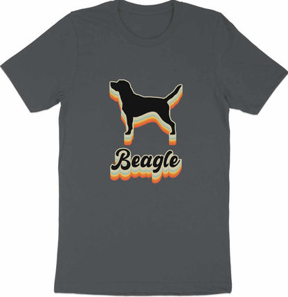Retro Beagle Boogie - 70's Vintage Beagle Silhouette Tee