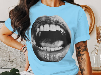 Speak Your Style Tee - Bold Expression in Black and White