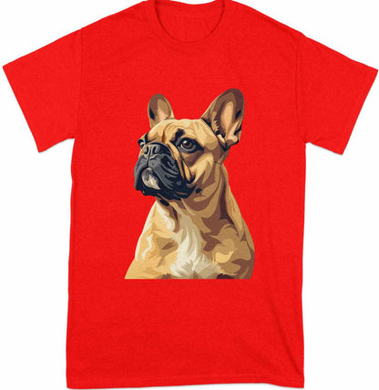Noble Gaze French Bulldog Tee - Timeless Elegance