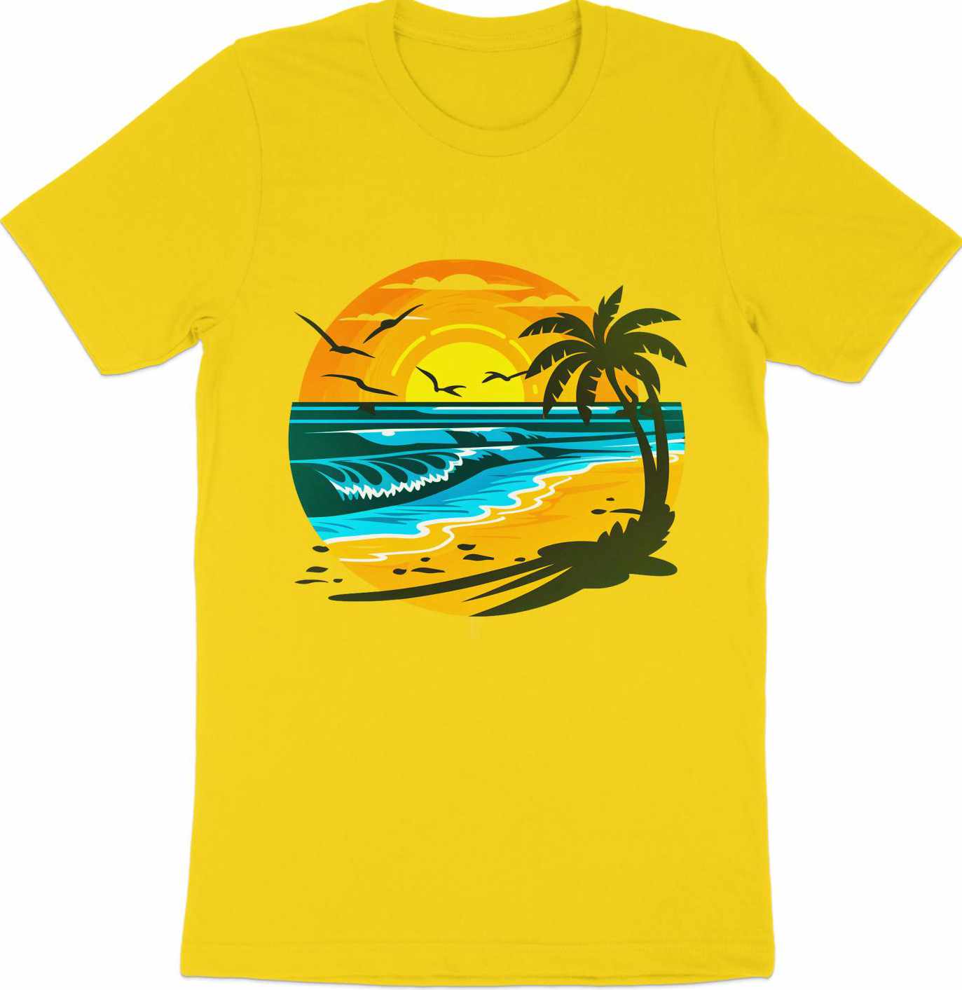 Dawn's Embrace - Beach Sunrise Tee
