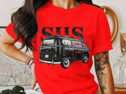 Candy Van Tee - Suspiciously Sweet