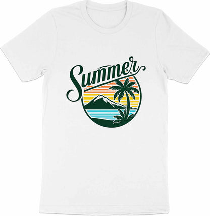 Summer Vibes - Tropical Sunset Graphic Tee