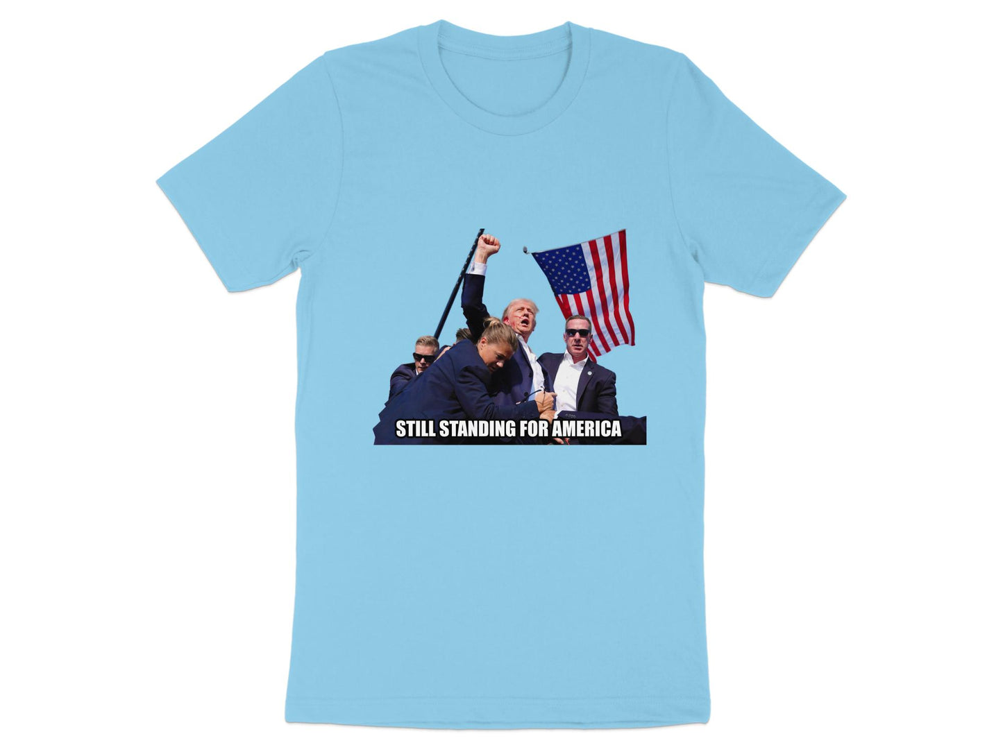 Still Standing for America - Iconic Trump Assassination Attempt T-Shirt