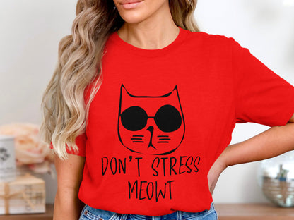 Sunglass Cat Serenity - Unwind with a 'Don't Stress Meowt' Vibe